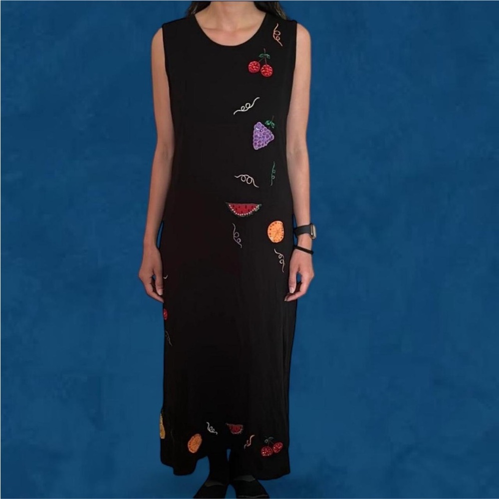 VINTAGE FRUIT DRESS